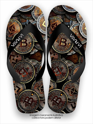Chinelo Tradicional La Cédulas Bitcoin