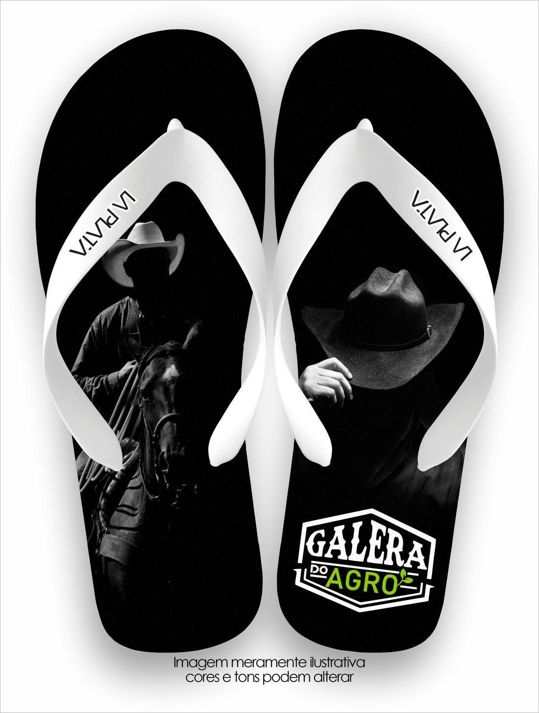 Chinelo Tradicional La Agro Brasil Galera do Agro