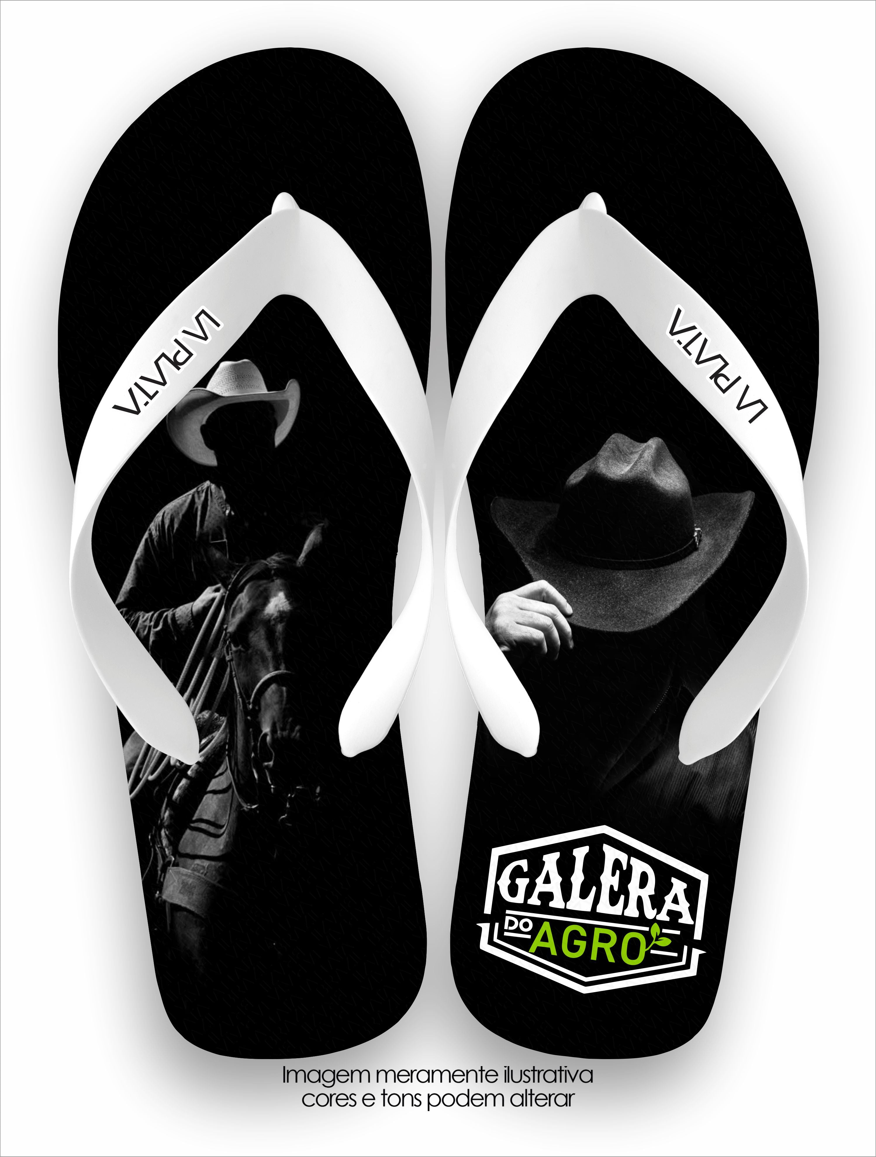 Chinelo Tradicional La Agro Brasil Galera do Agro