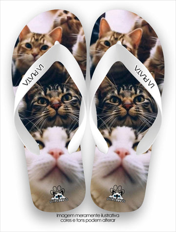 Chinelo Tradicional La Patinhas Cats Baby