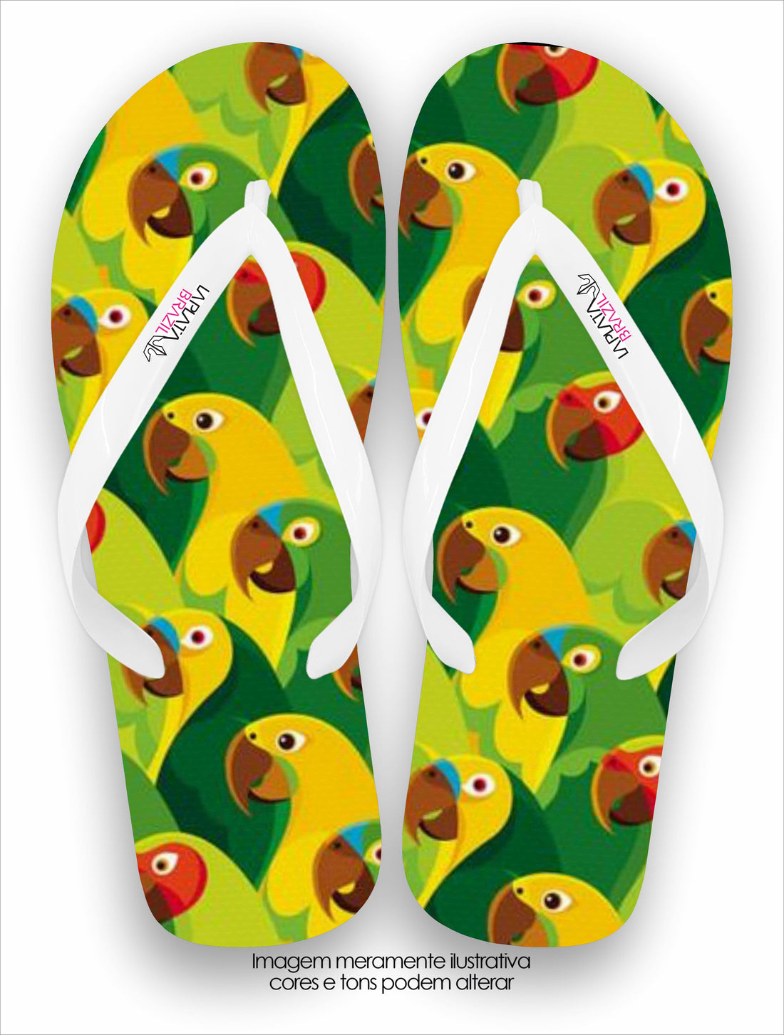 Chinelo La Feminina Bando Verde