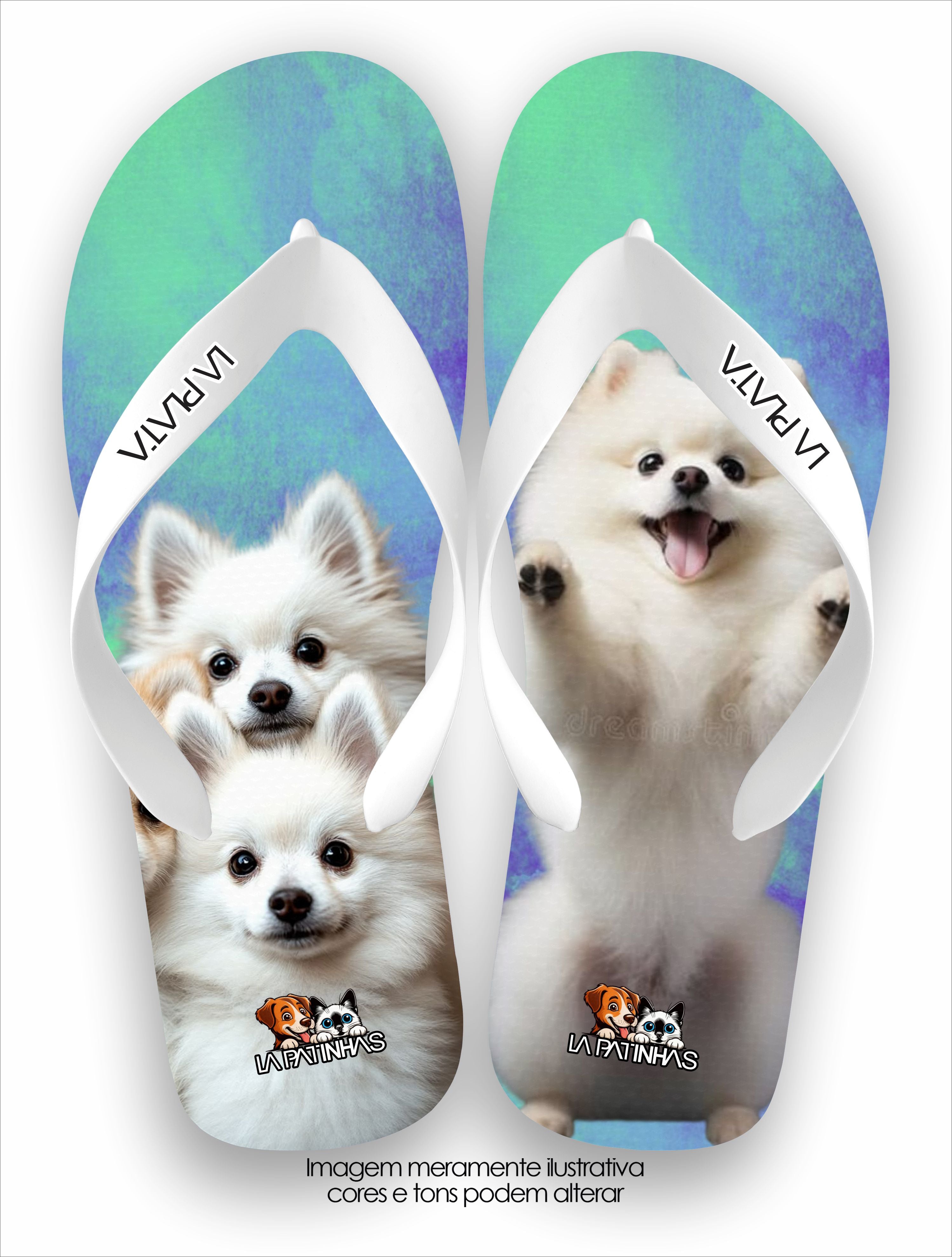 Chinelo Tradicional La Patinhas Dogs Lulus