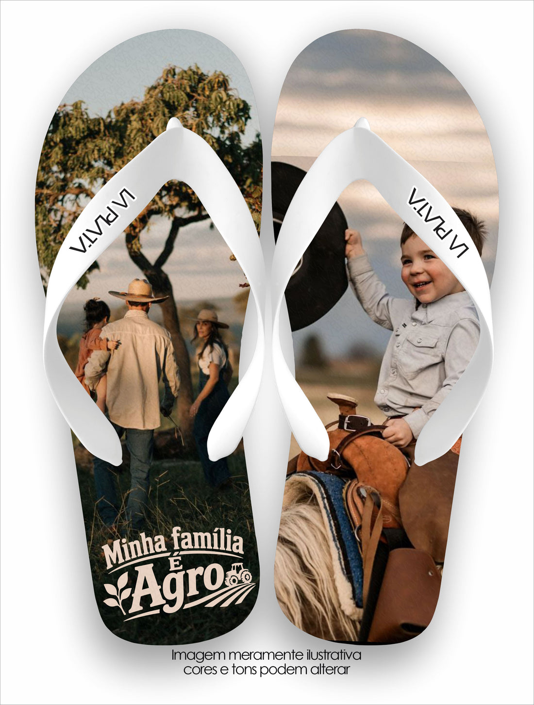 Chinelo Tradicional La Agro Brasil Família Agro