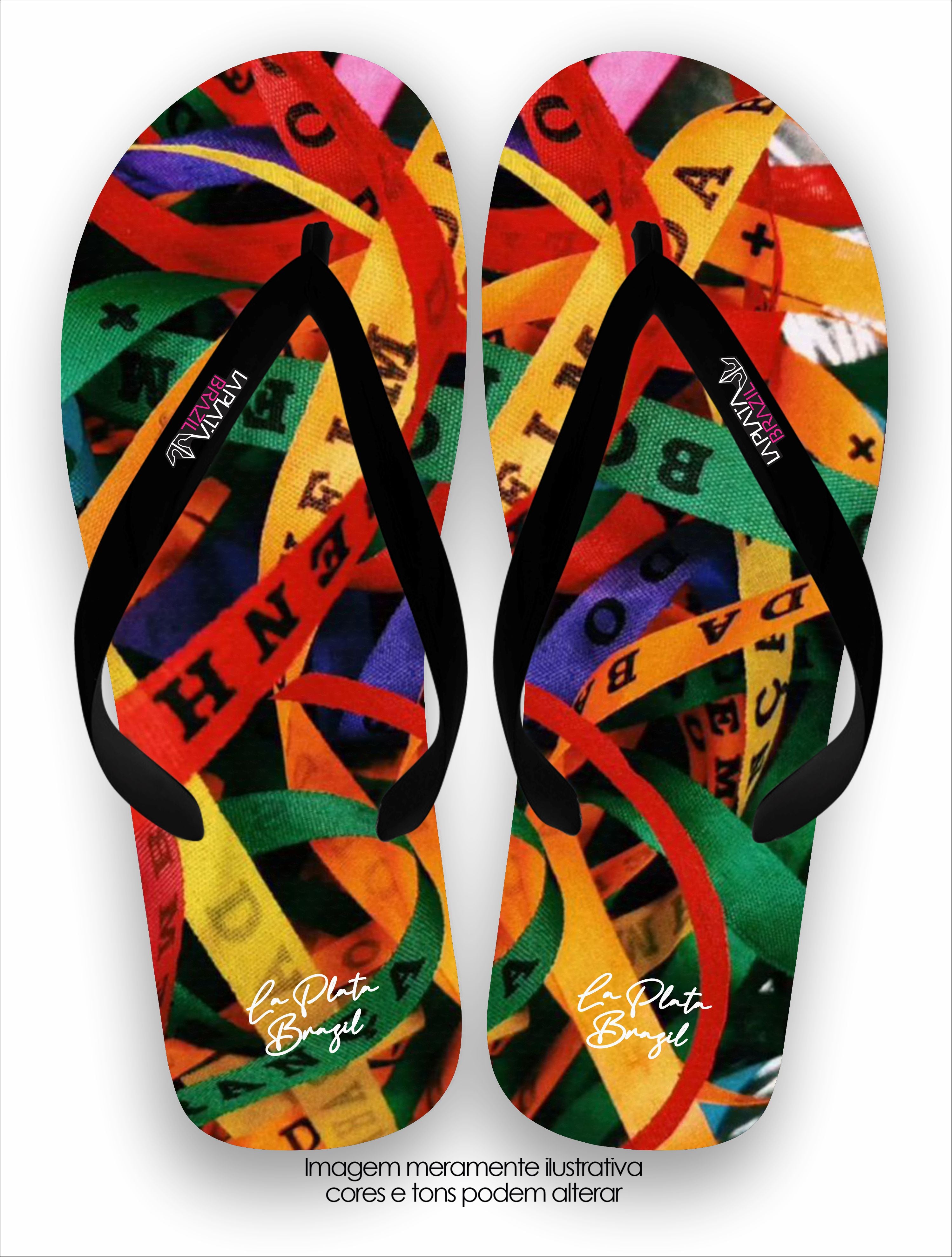 Chinelo Tradicional La Feminina Fita do Bonfim