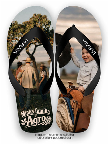 Chinelo Tradicional La Agro Brasil Família Agro