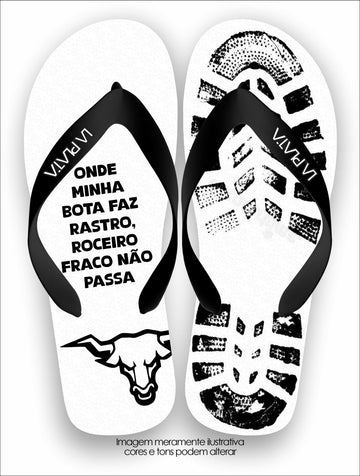 Chinelo Tradicional La Roça Rastro da Bota