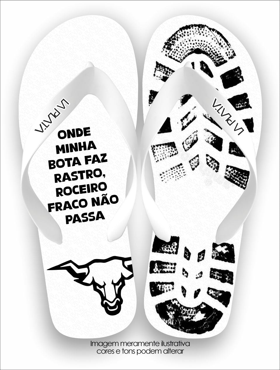 Chinelo Tradicional La Roça Rastro da Bota