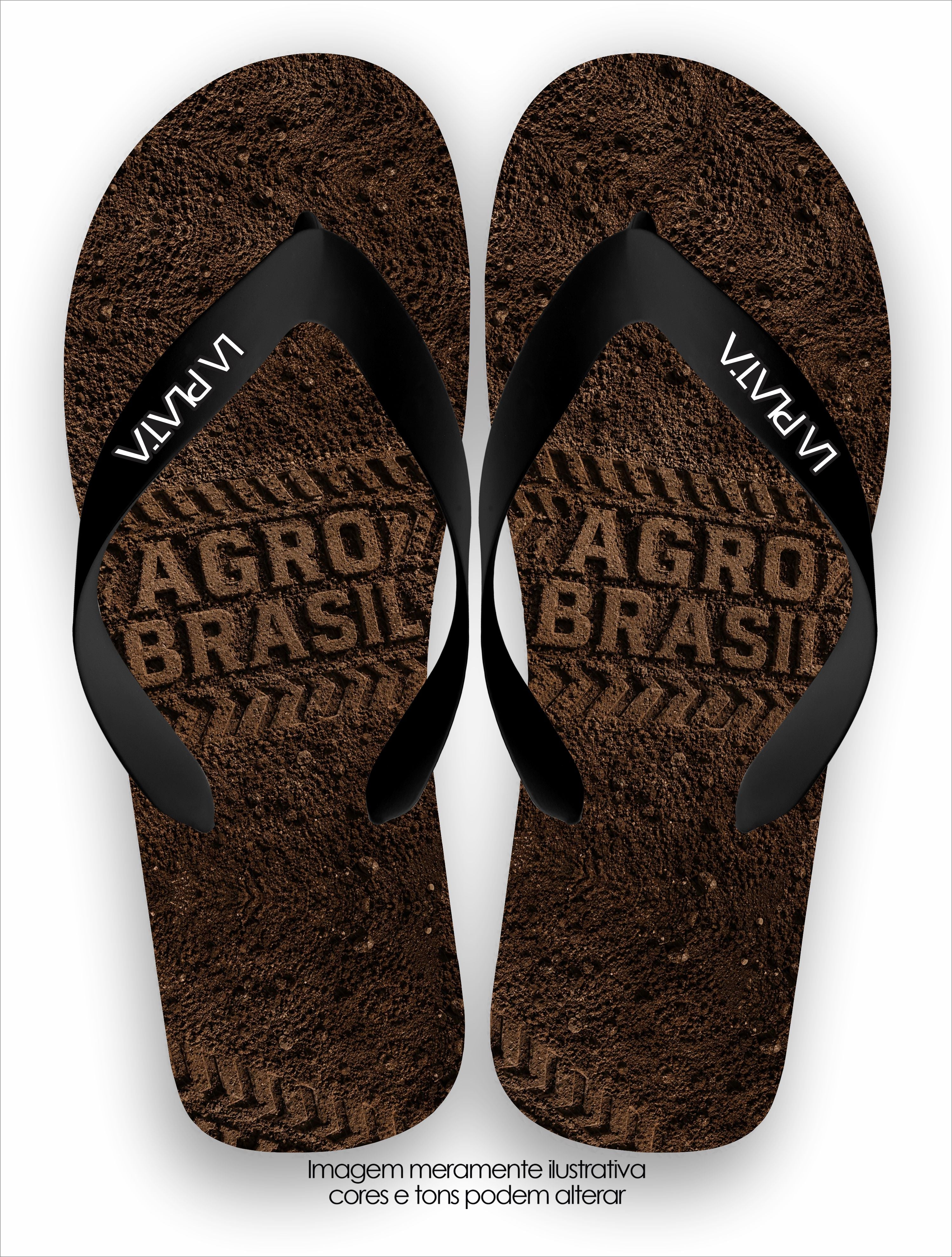 Chinelo Tradicional La Agro Brasil Estrada de Terra
