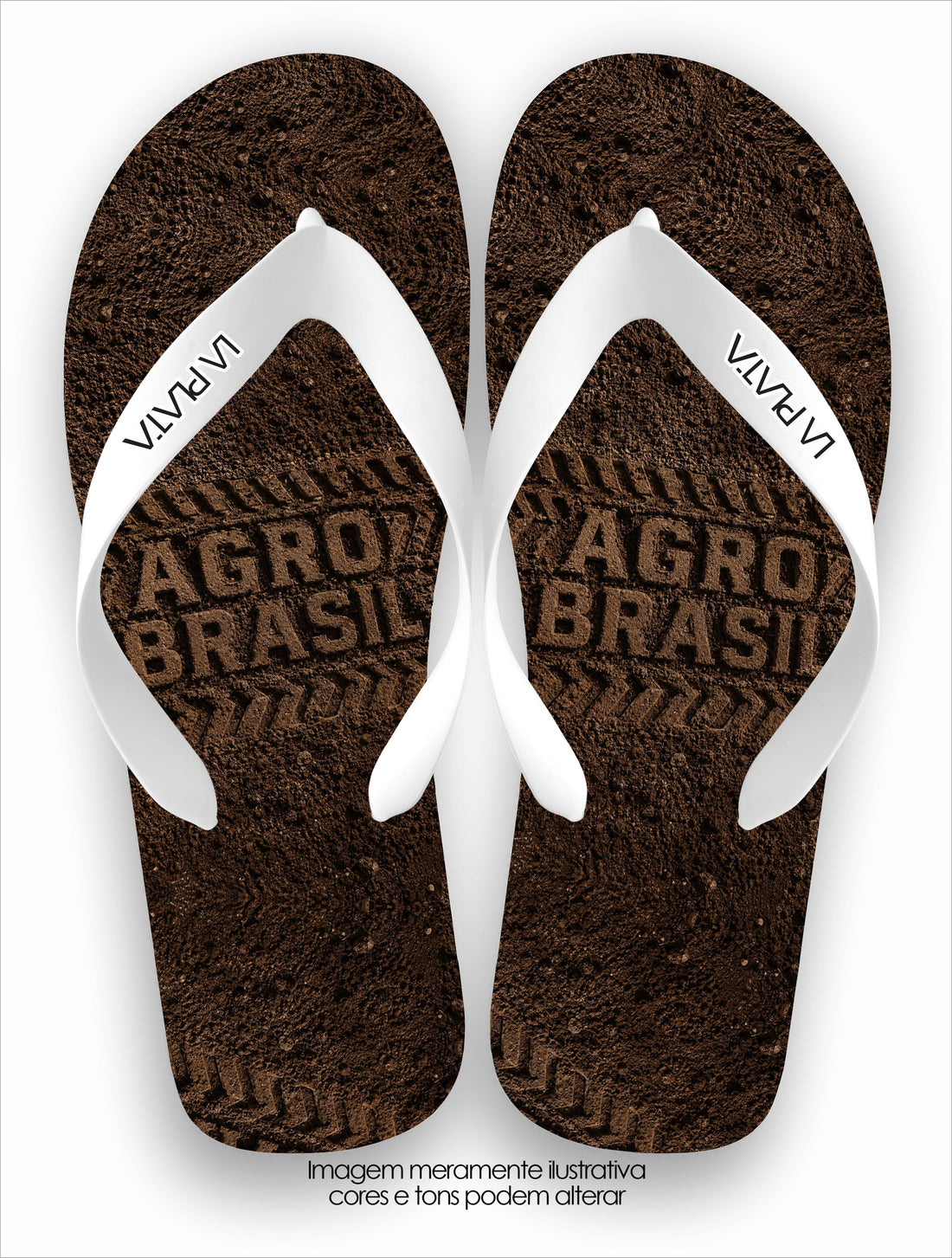 Chinelo Tradicional La Agro Brasil Estrada de Terra