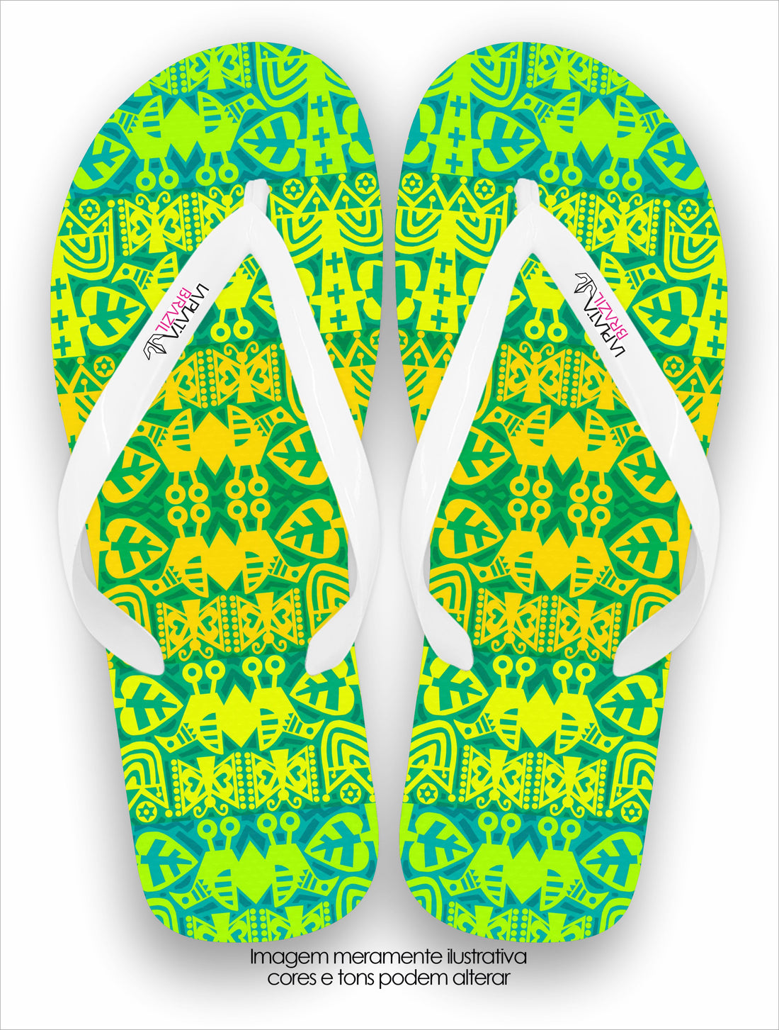 Chinelo La Feminina Tribo Verde