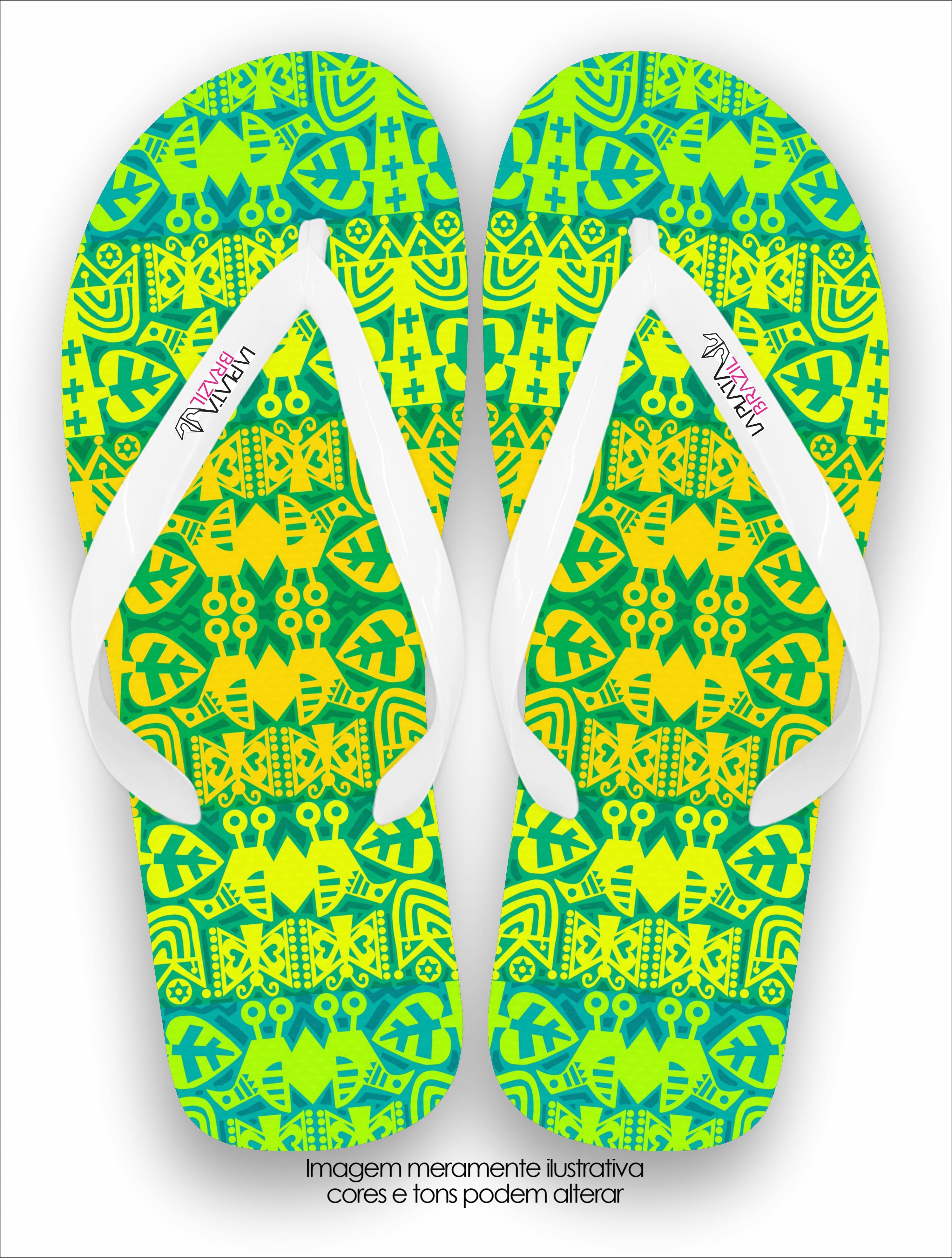 Chinelo Tradicional La Feminina Tribo Verde