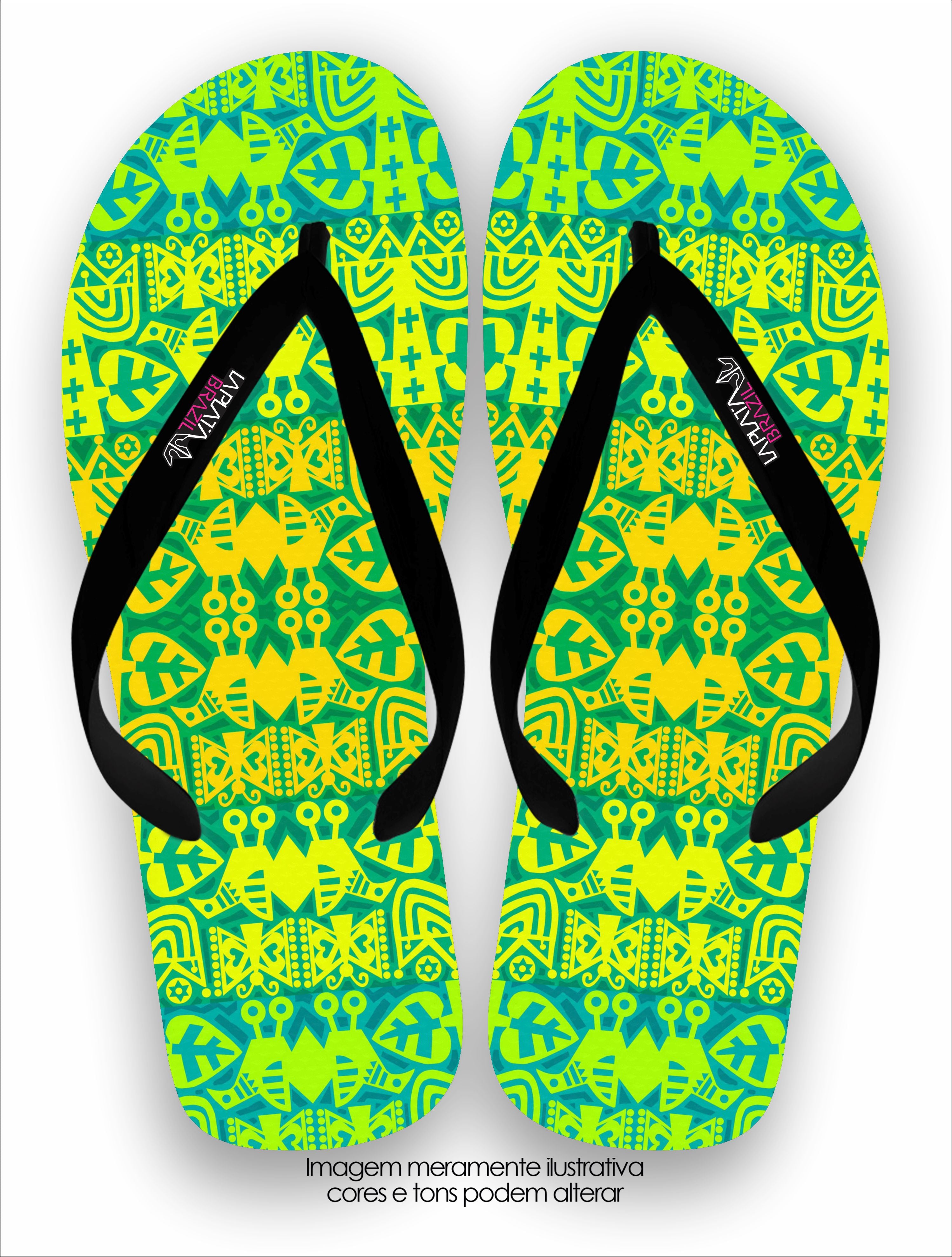 Chinelo Tradicional La Feminina Tribo Verde