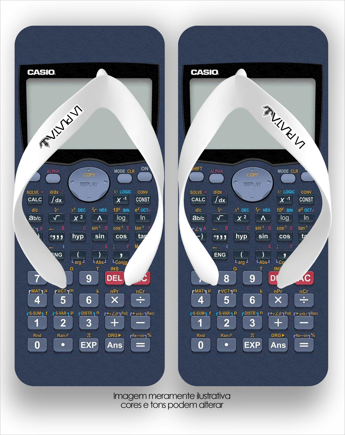 Chinelo La Quadradas Calculadora Casio