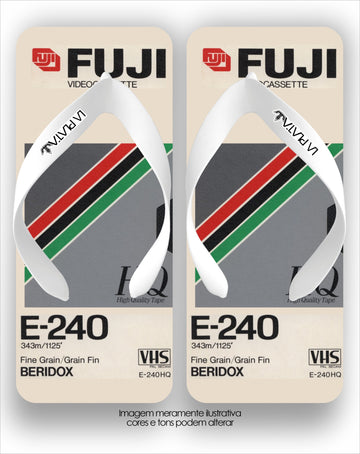 Chinelo La Quadradas Fita VHS Fuji