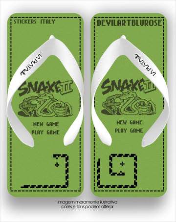Chinelo La Quadradas Snake