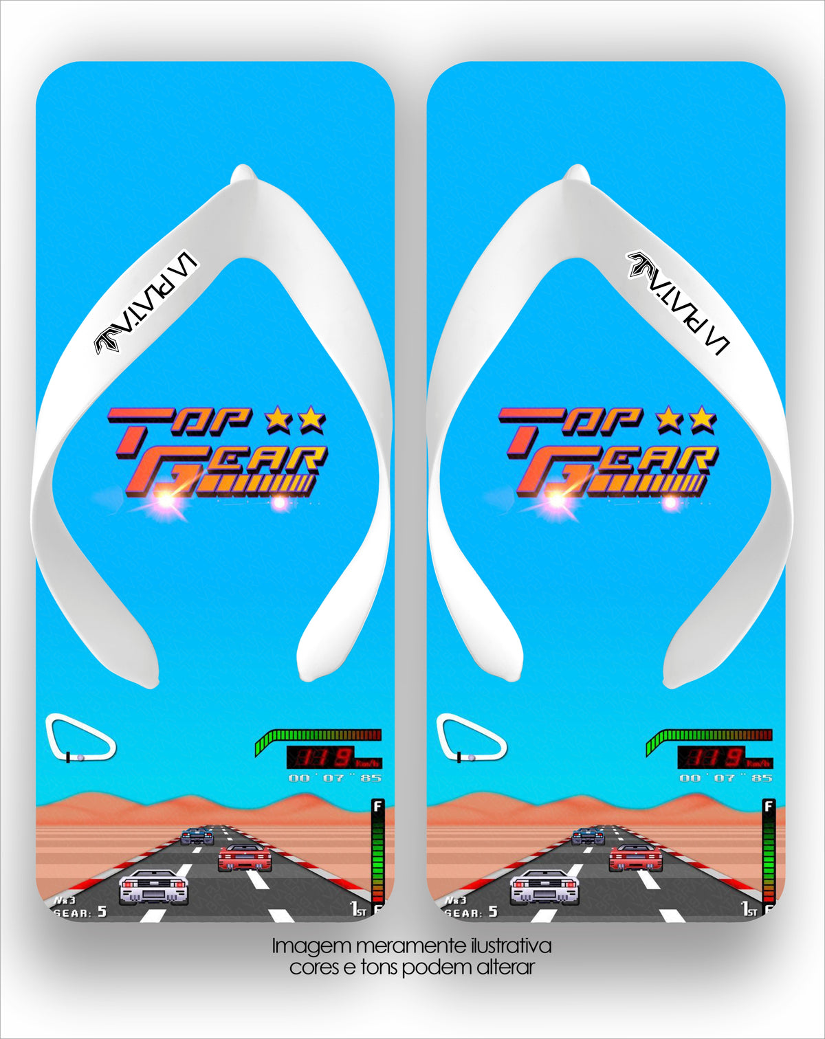 Chinelo La Quadradas Top Gear