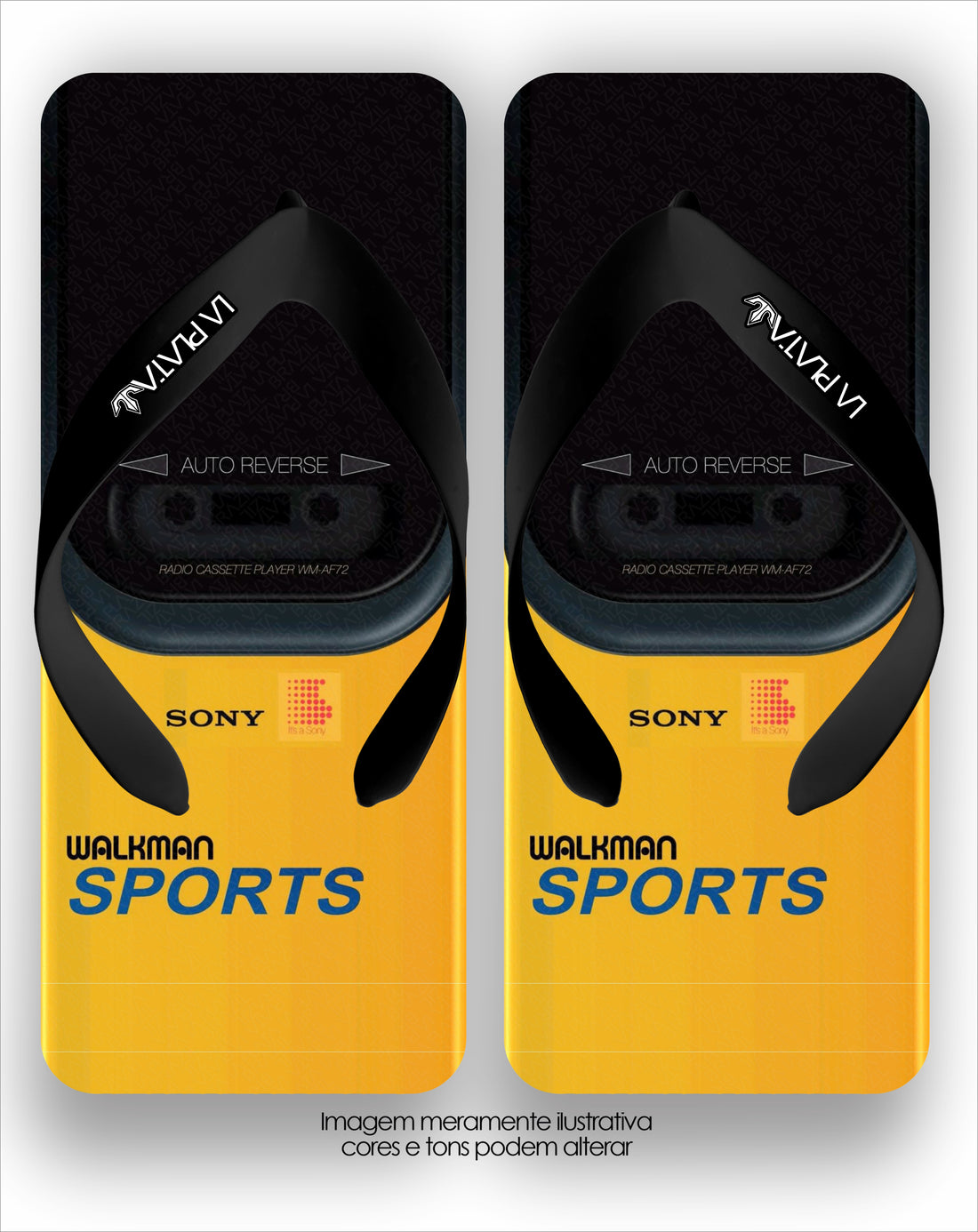 Chinelo La Quadradas Walkman Sports