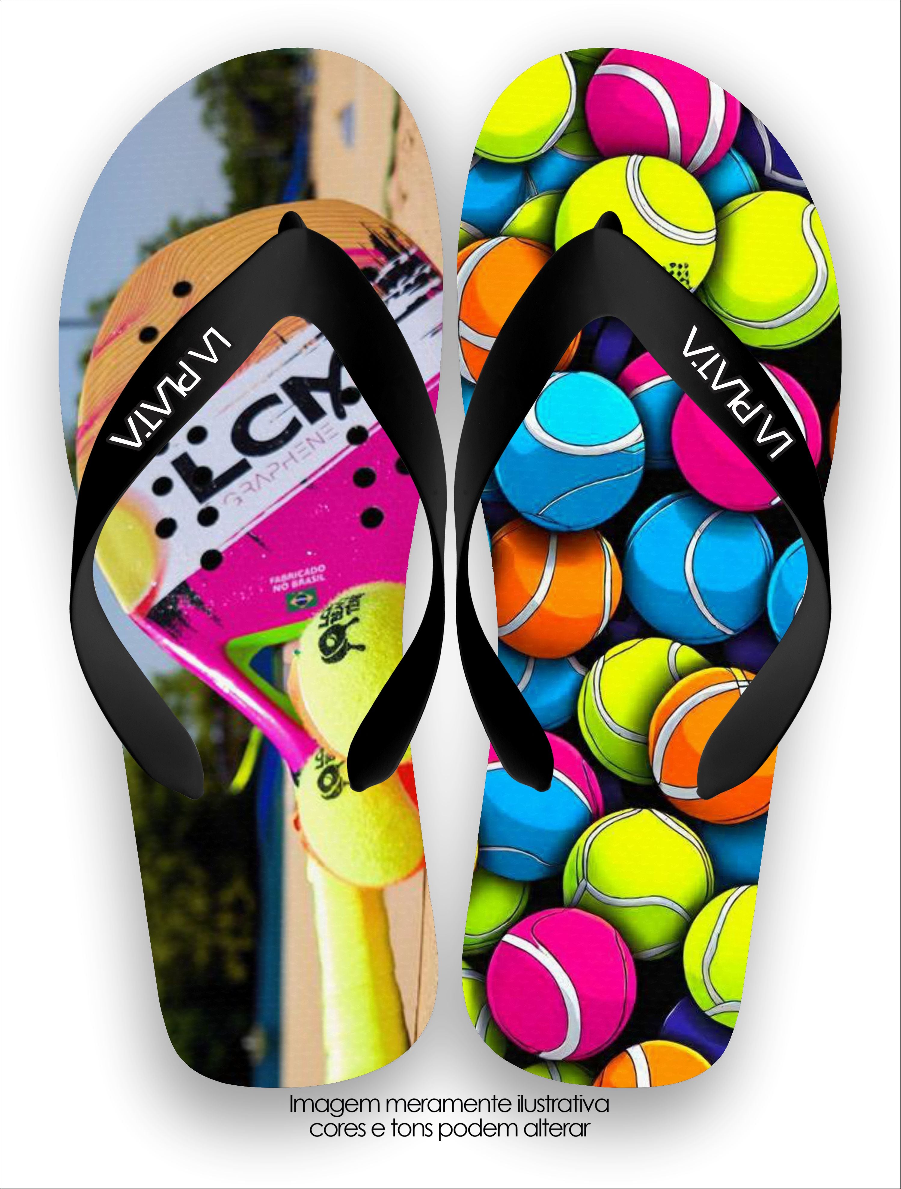 Chinelo Tradicional La Beach Tennis Bolinhas