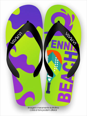 Chinelo Tradicional La Beach Tennis Camuflado