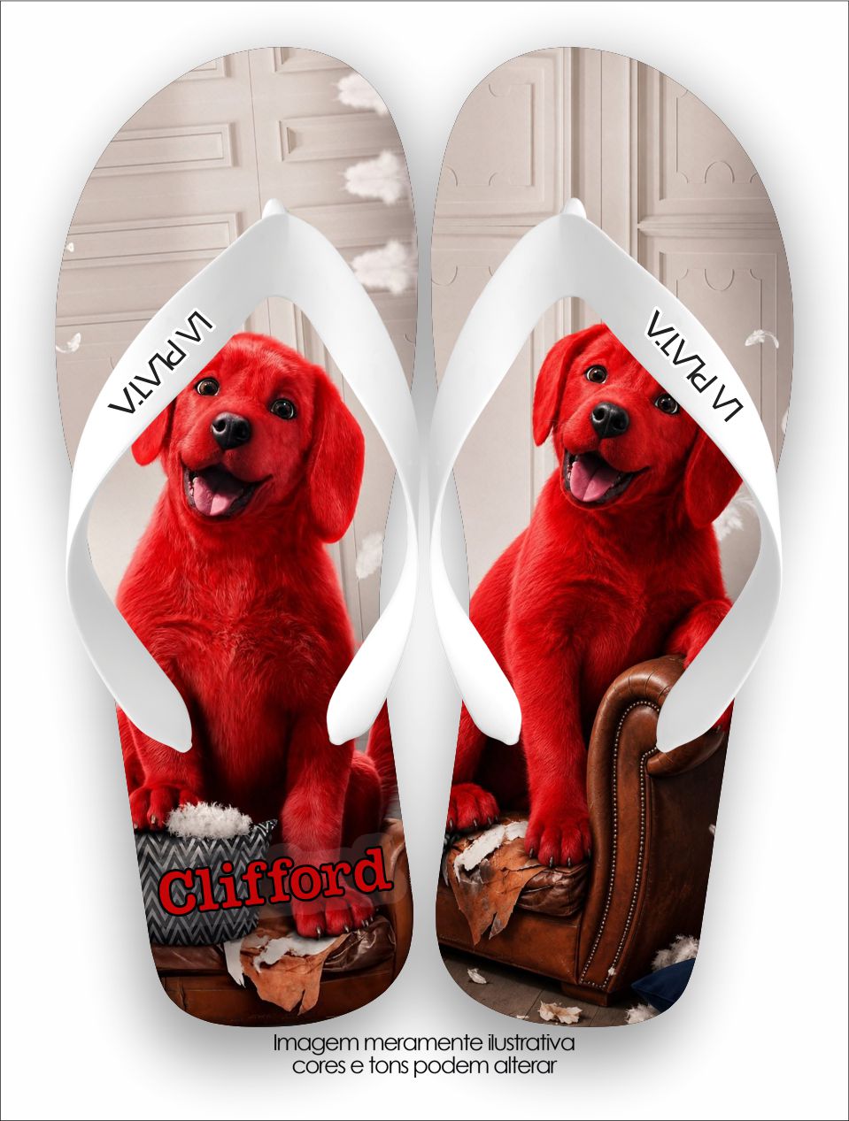 Chinelo Tradicional La Clássicos do Cinema Clifford