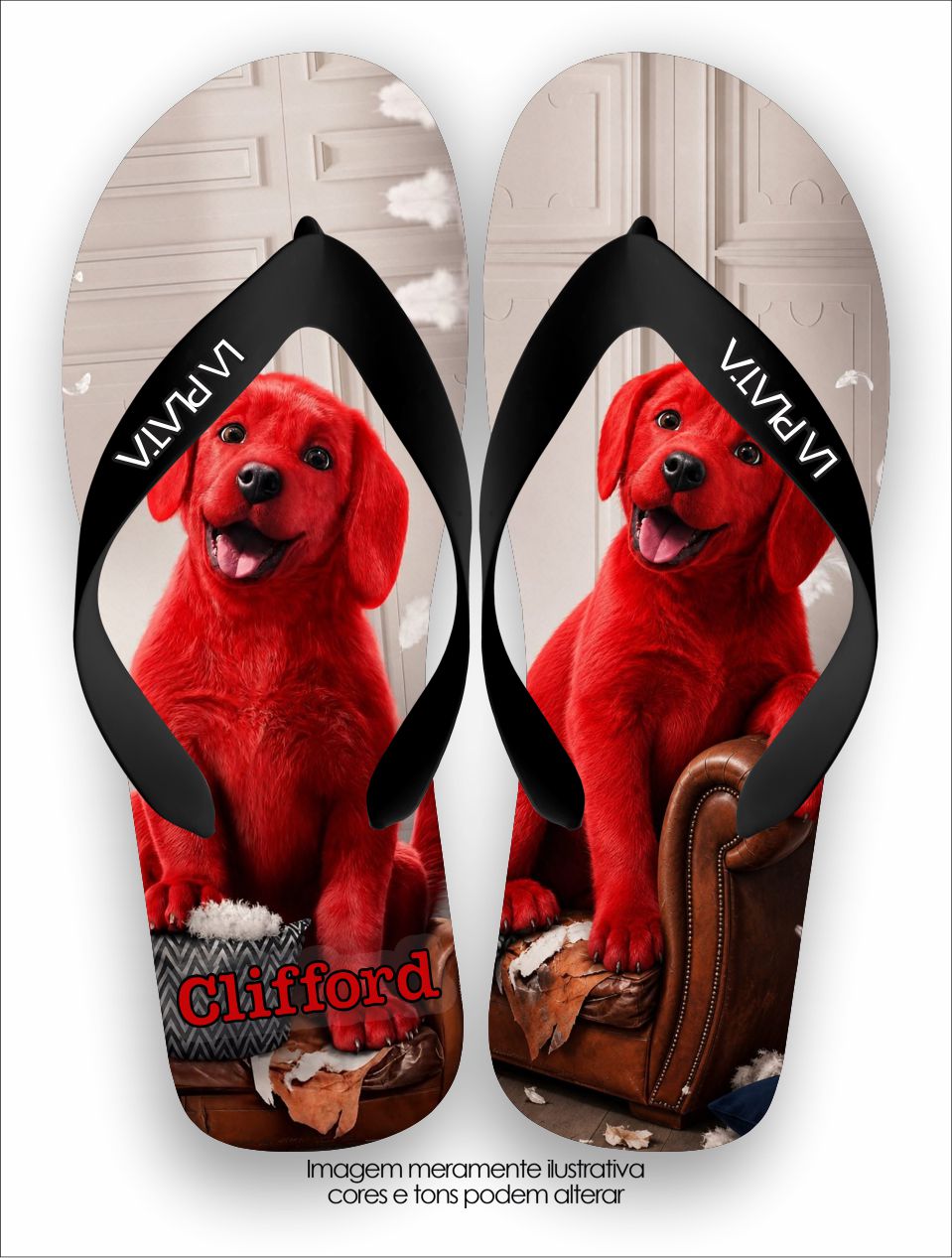Chinelo Tradicional La Clássicos do Cinema Clifford