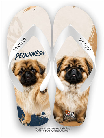 Chinelo Tradicional La Patinhas Dogs Pequinês