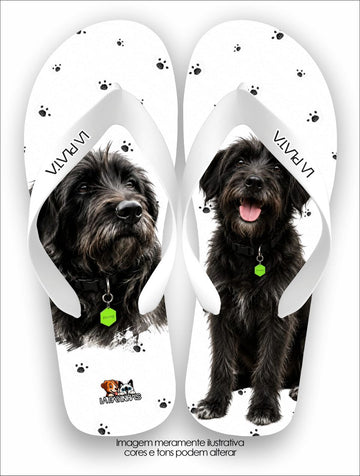Chinelo Tradicional La Patinhas Dogs Fiapo de Manga